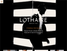 Tablet Screenshot of lothaire.fr